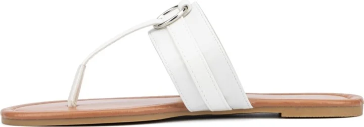New York & Company Women's Julianna T-Strap Ring Sandal - Image 5