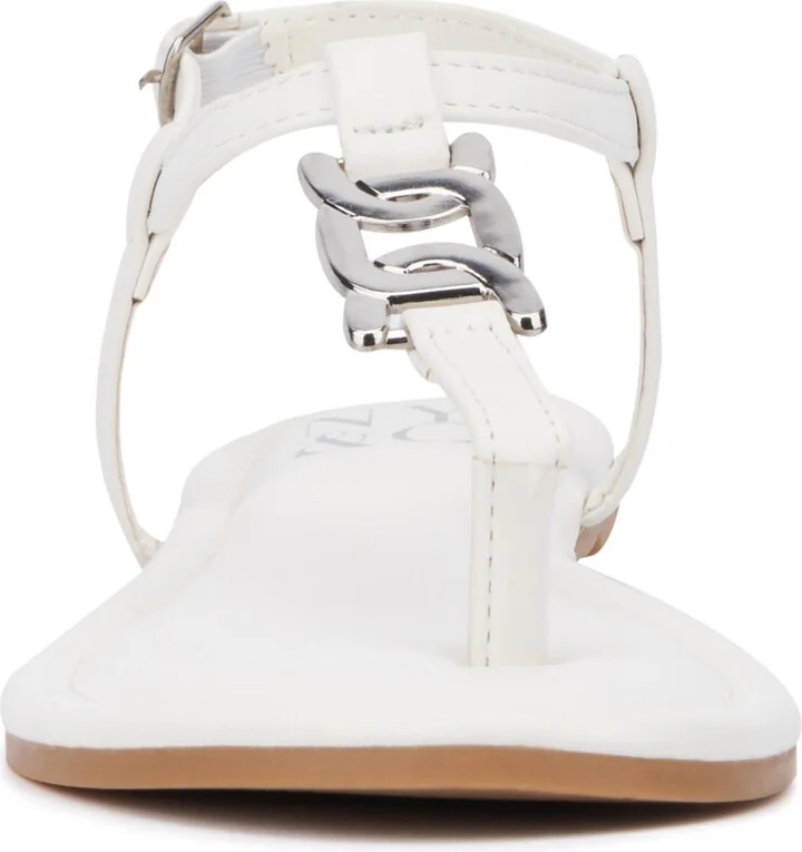 New York & Company Women's Kaia T-Strap Sandal With Metal Hardware - Image 6