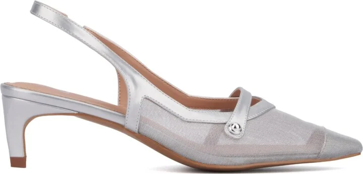 New York & Company Women's Kristie Slingback Heels - Image 6