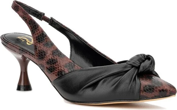 New York & Company Women's Laura Heels - , BLACK/ BROWN