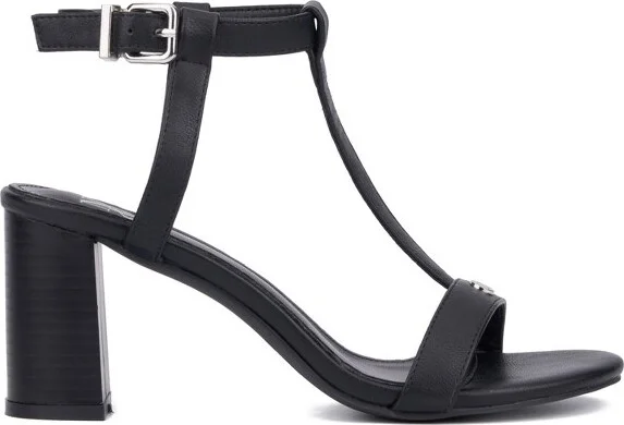 New York & Company Women's Livvy Block Heel Sandal - BLACK, - Image 2