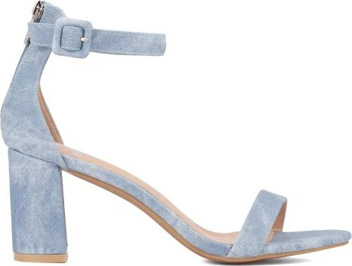 New York & Company Women's Lulu Block Heel Sandal - GOLD, - Image 4