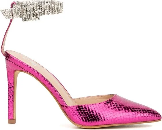 New York & Company Women's Mallory Heel - , SILVER - Image 4