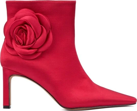 New York & Company Women's Mckenna Dress Boots - 10, RED - Image 2