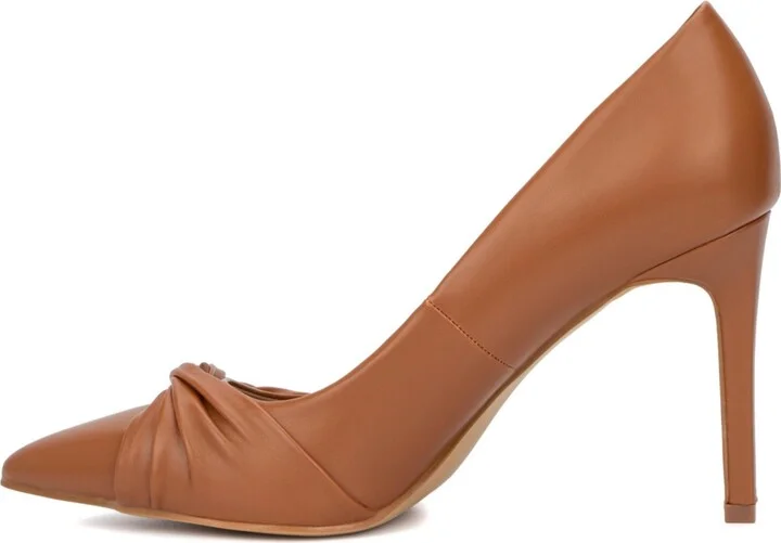 New York & Company Women's Monique- Knotted Pointy High Heels Pumps - Image 9