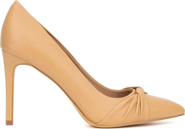 New York & Company Women's Monique- Knotted Pointy High Heels Pumps