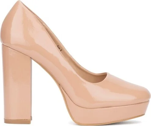 New York & Company Women's Nancy Pumps - , BLACK PATENT - Image 3