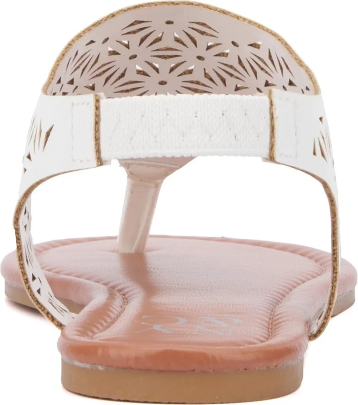 New York & Company Women's Nikki Hooded Perforated Thong Sandal - Image 2