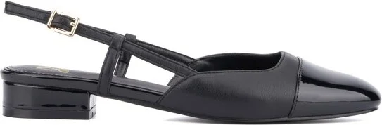 New York & Company Women's Ophelia Slingback Heels - , BLACK/WHITE - Image 3