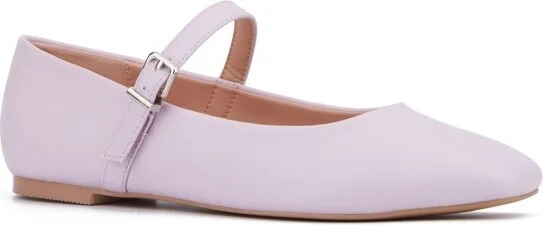 New York & Company Women's Page Maryjane Flat - , FOREST GREEN