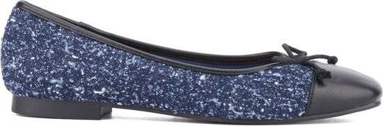 New York & Company Women's Patricia Ballet Flats - , NAVY BOUCLE - Image 2