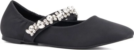 New York & Company Women's Paxley Ballet Flats - , BLACK