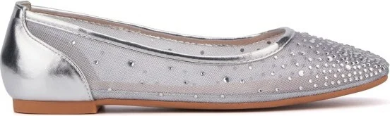 New York & Company Women's Priya Ballet Flats - , SILVER - Image 2