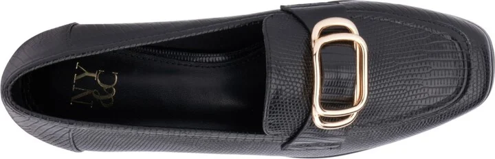 New York & Company Women's Ramira- Slip-On Metal Accent Loafers - Image 3