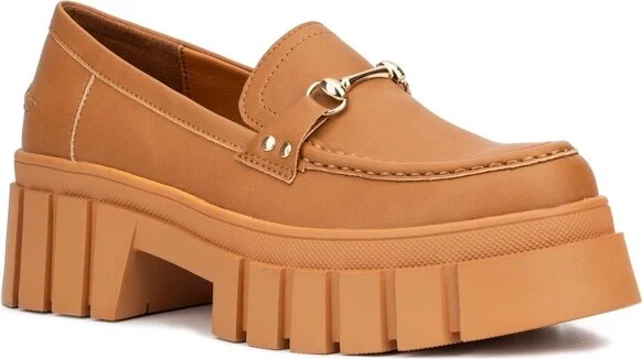 New York & Company Women's Seraphina Loafer - , COGNAC