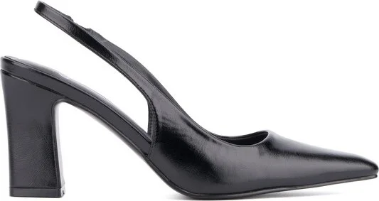 New York & Company Women's Theresa Slingback Heels - , BLACK - Image 2