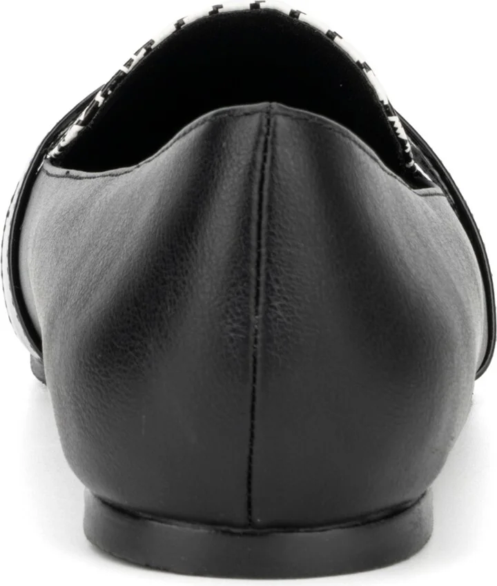 New York & Company Women's Verity Loafer Dress Shoe - Black/white - Image 2