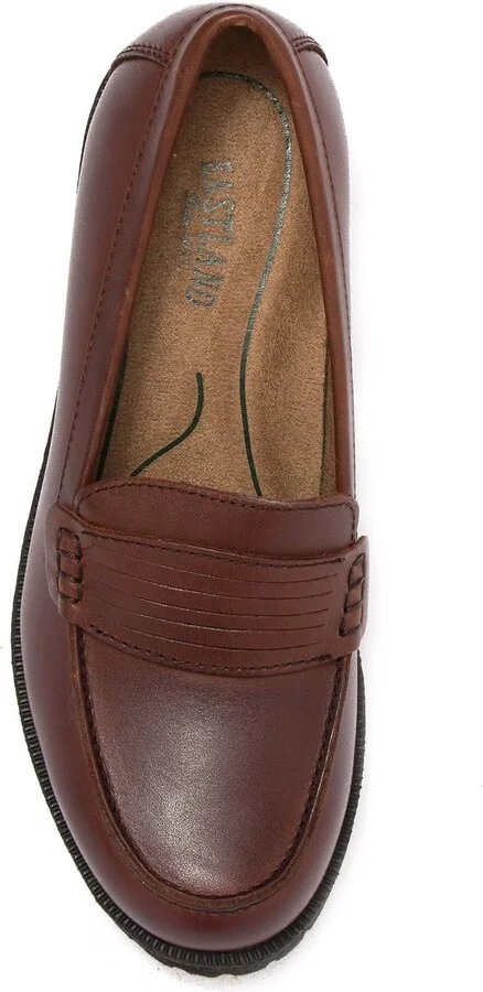 Newbury Leather Block Heel Loafer - Image 3