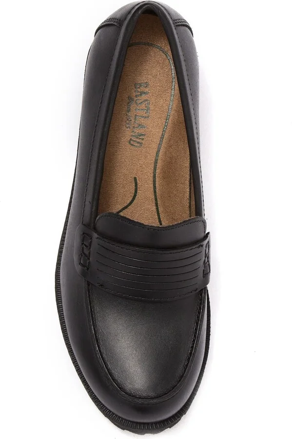 Newbury Leather Block Heel Loafer - Image 4