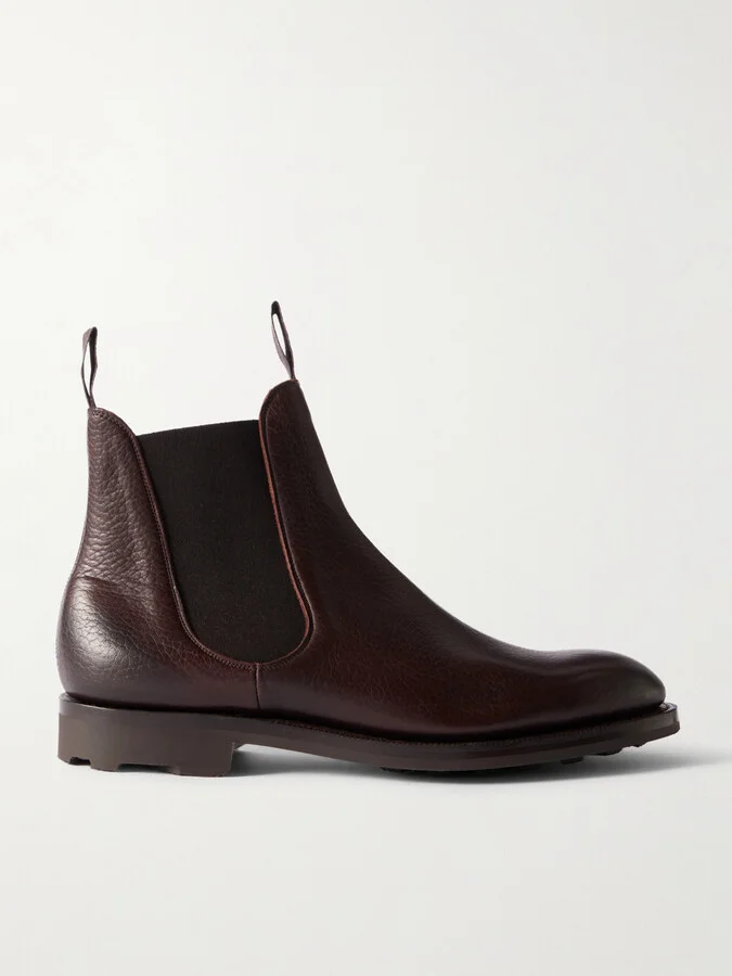 Newmarket Full-Grain Leather Chelsea Boots
