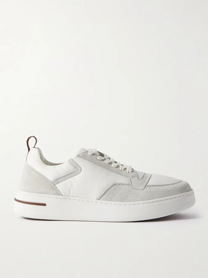 Newport Walk Suede and Shell Sneakers