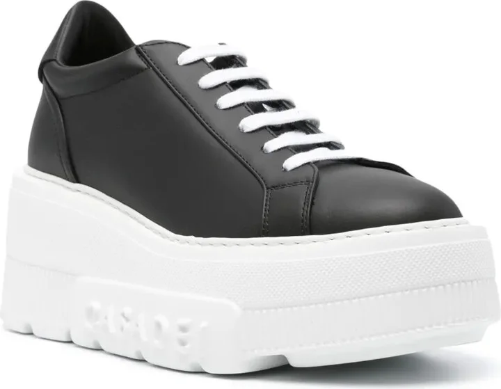 Nexus leather wedge sneakers - Image 2