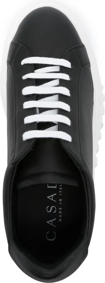 Nexus leather wedge sneakers - Image 4