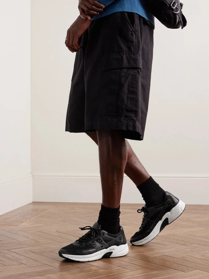 NFNTY-52 Rubber, Mesh and Leather Sneakers - Image 2