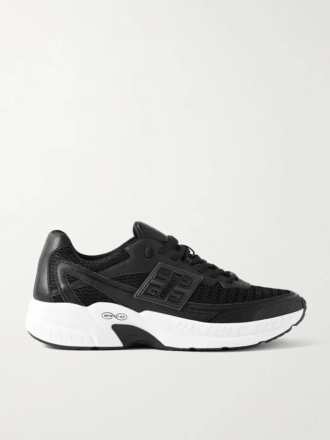 NFNTY-52 Rubber, Mesh and Leather Sneakers