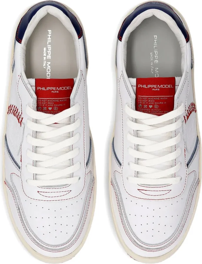 Nice baseball-stitch platform sneakers - Image 3