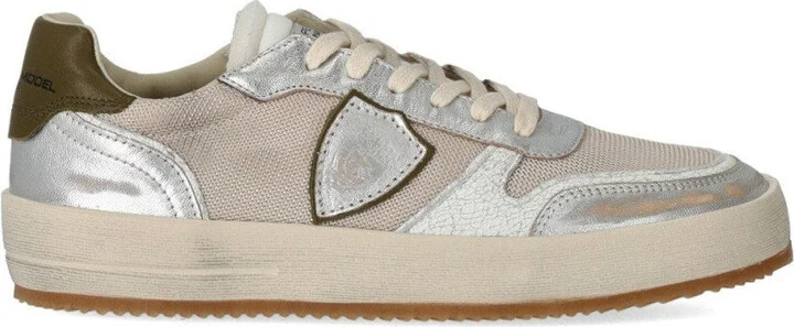 Nice Beige Military Sneaker