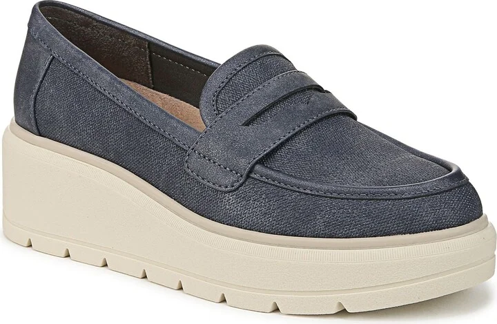 Nice Day Max Wedge Platform Penny Loafer