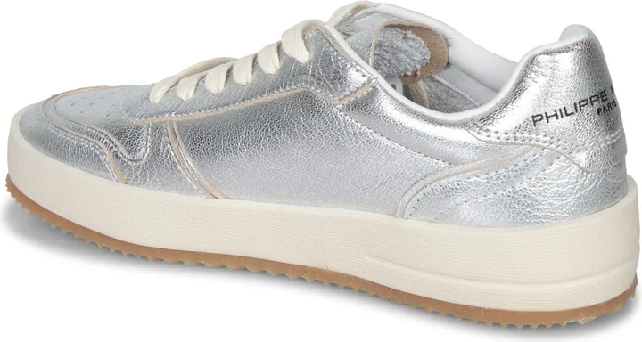 Nice Low Silver Sneakers - Image 3