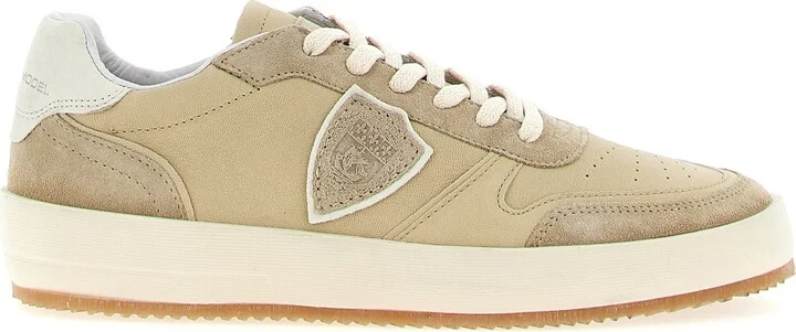 Nice Low Sneakers Beige
