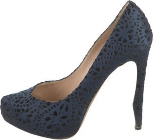Blue, Metallic, Pattern Prints