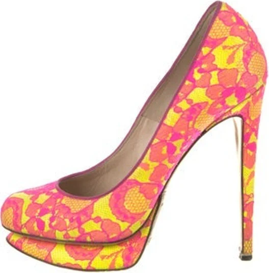 Green, Pattern Prints, Pink