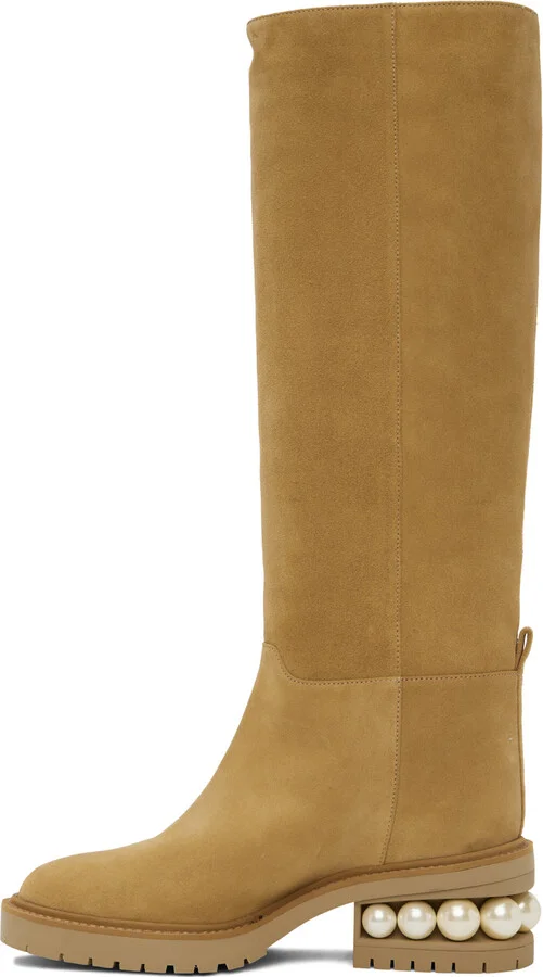 Nicholas Kirkwood Tan Casati Riding Boots - Image 3