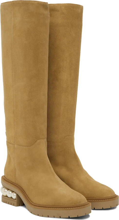 Nicholas Kirkwood Tan Casati Riding Boots - Image 4