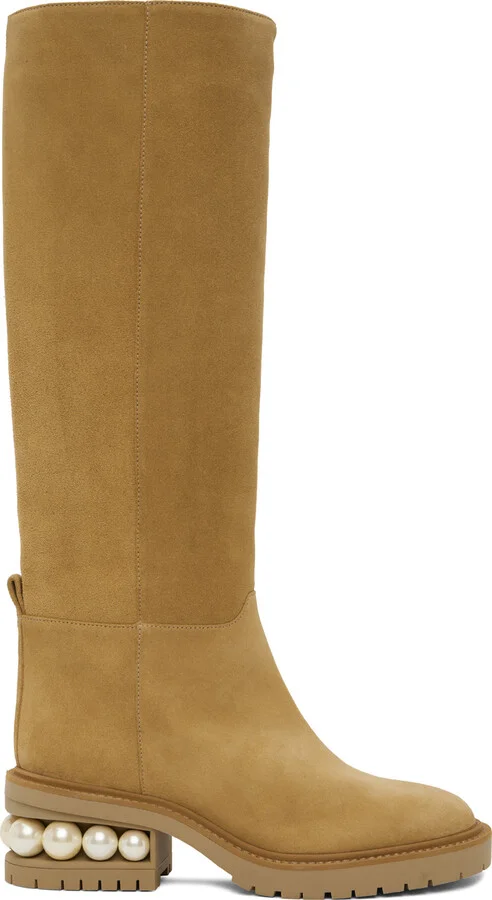 Nicholas Kirkwood Tan Casati Riding Boots