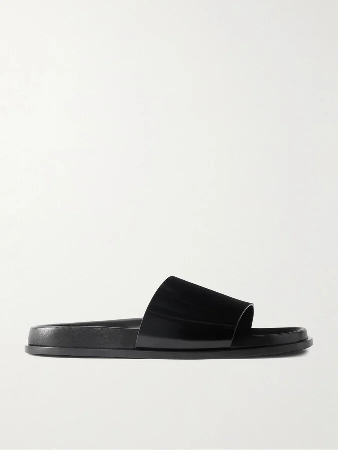 Nichols Leather Slides
