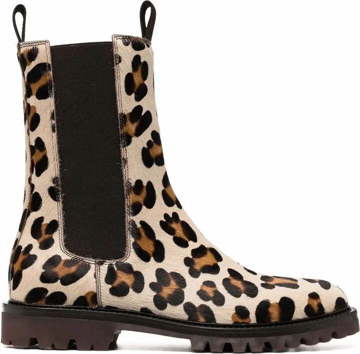 Nick Wooster leopard boots