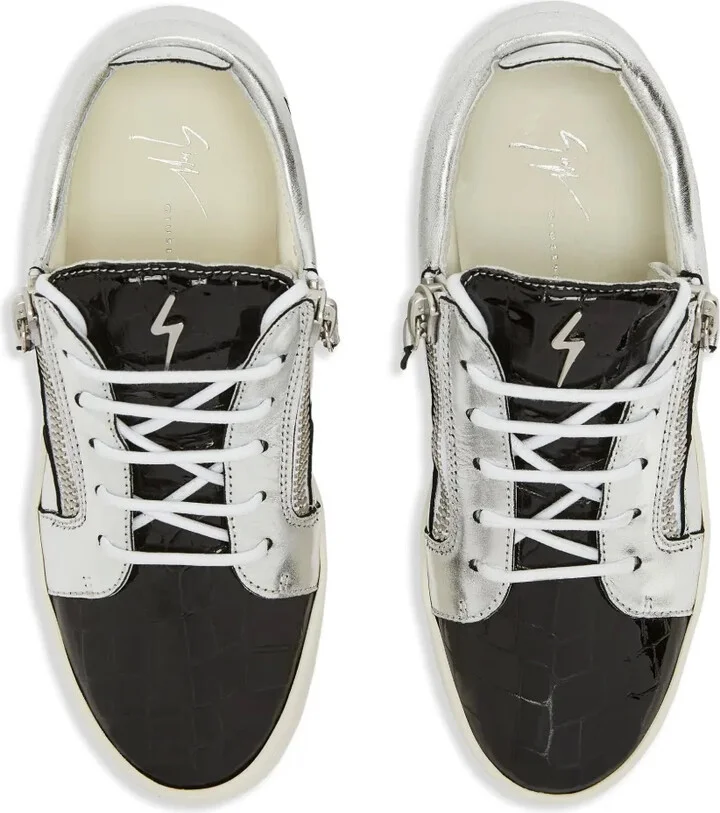 Nicki metallic-effect sneakers - Image 4