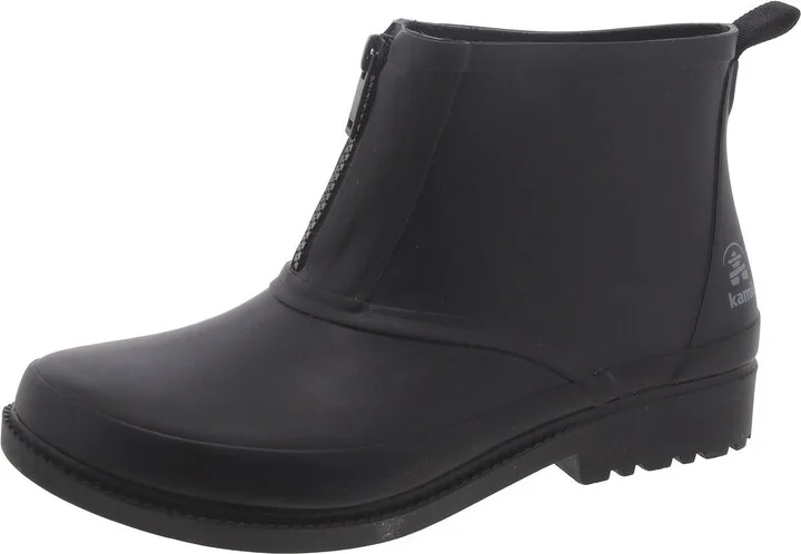 Nicky Womens Leather Ankle Booties