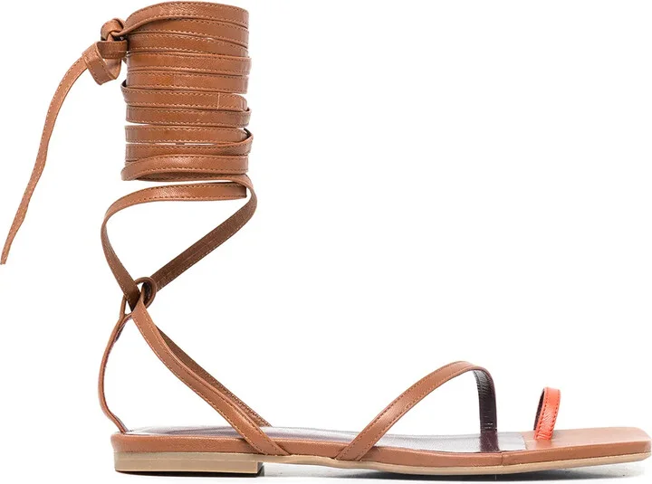 Nicola leather gladiator sandals