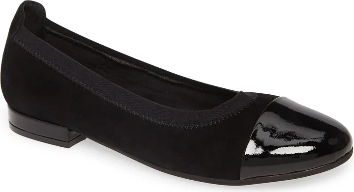 Nicole Cap Toe Flat
