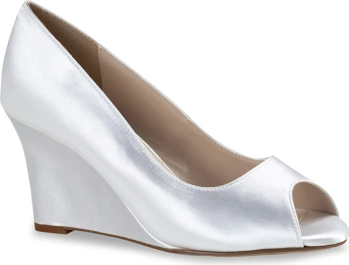 Nicole Peep Toe Wedge Pump