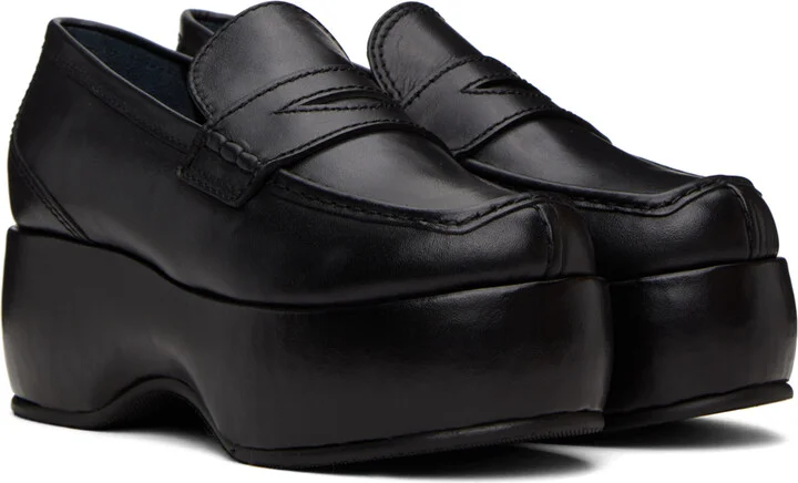 Nicole Saldaña Black Annie Loafers - Image 4
