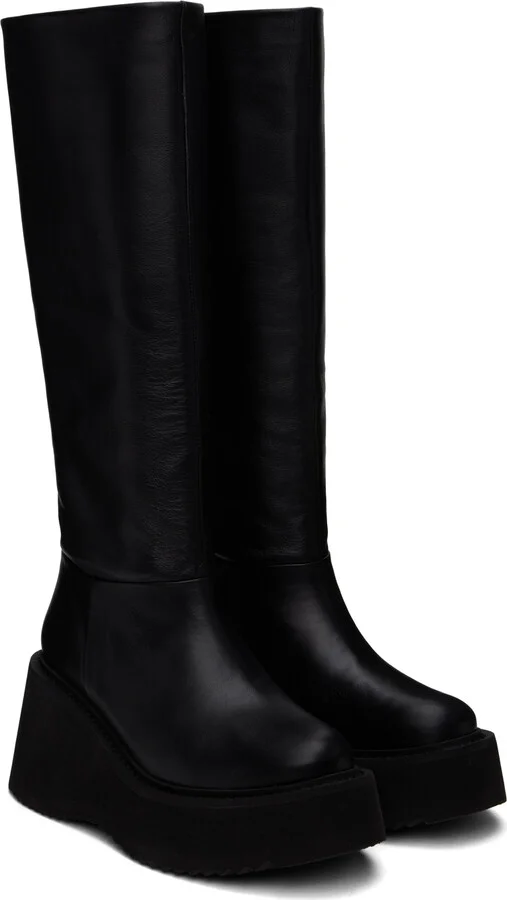 Nicole Saldaña Black Bobbi Boots - Image 4