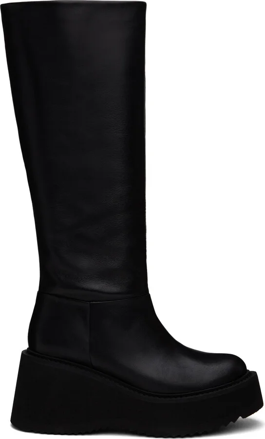 Nicole Saldaña Black Bobbi Boots