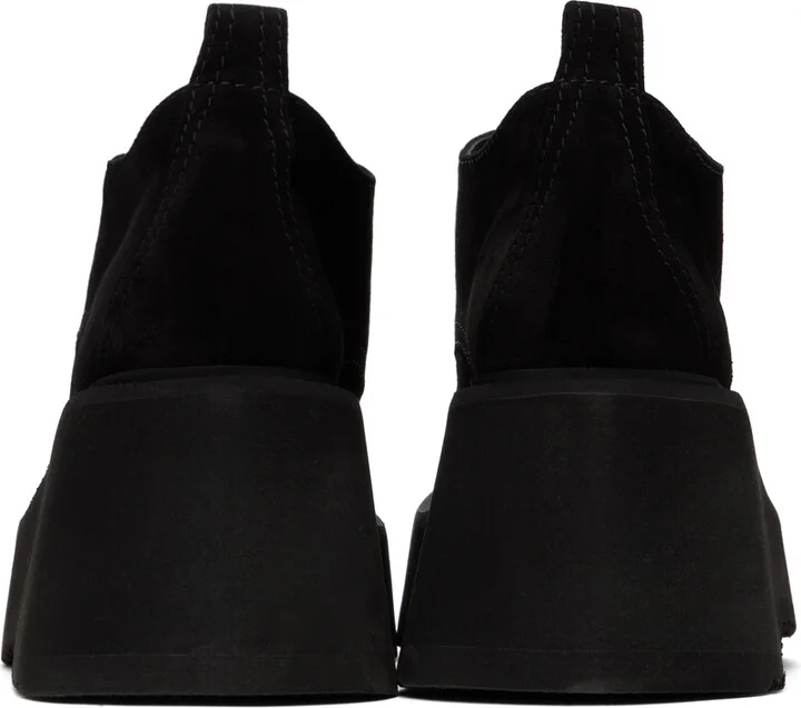 Nicole Saldaña Black Demi Platform Derbys - Image 2